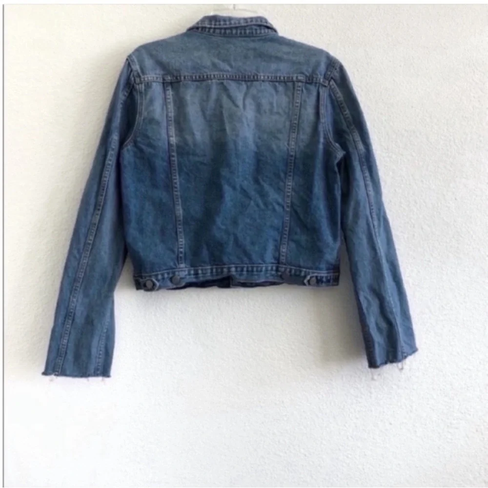 GRLFRND Bianca Cuff Denim Jacket Maiori